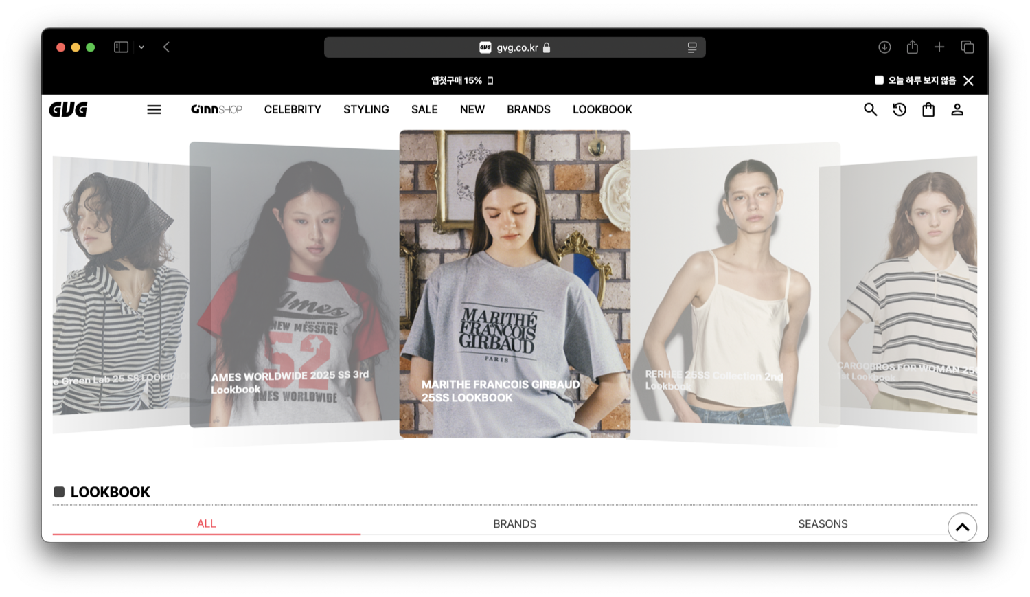 GVG STORE Web screen 2